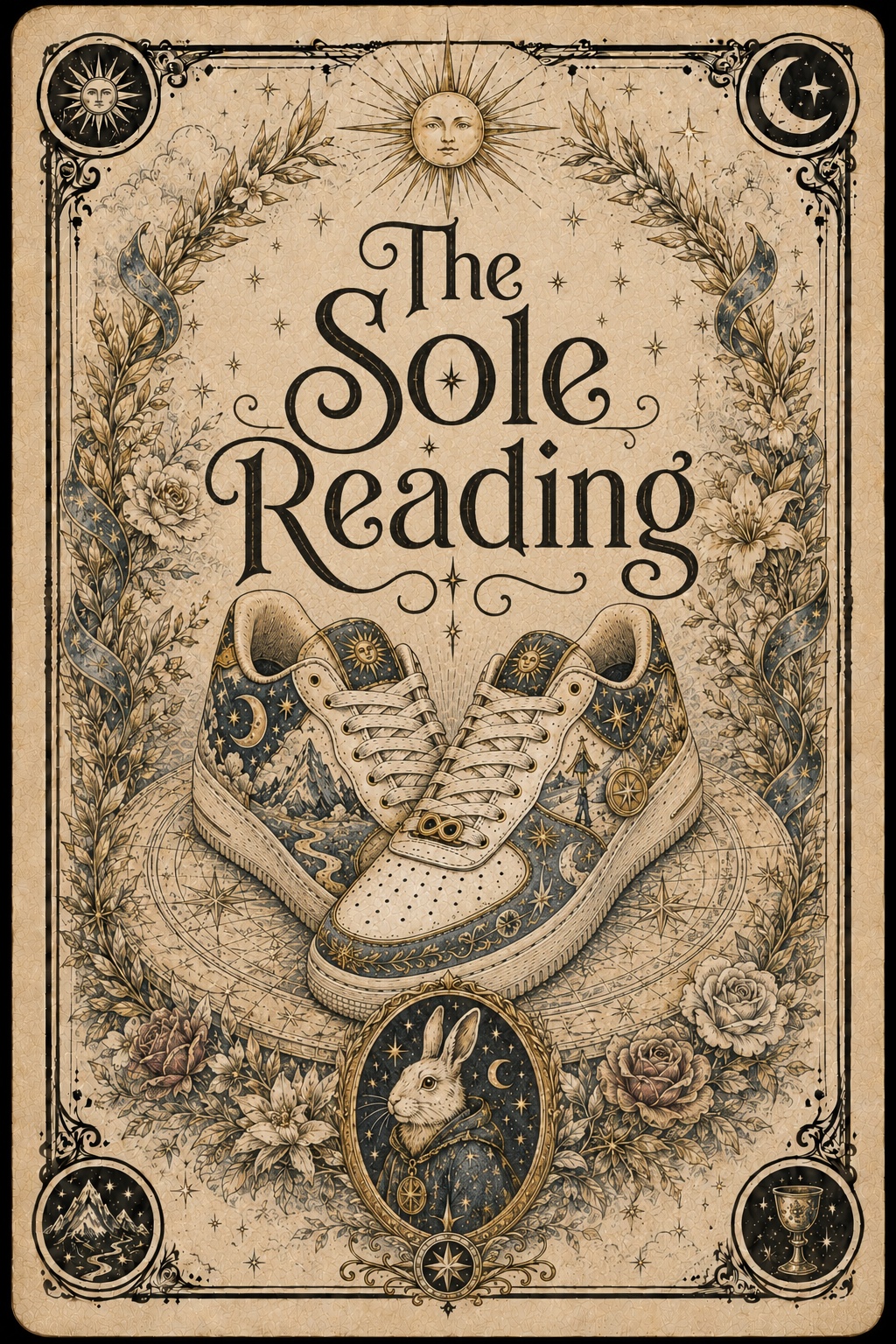 The Sole Reading tarot-inspired cover card