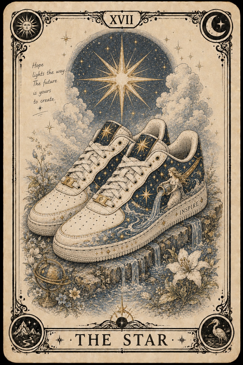 Example tarot-inspired result card